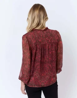 Blouse manches longues imprimée TOMETTE Femme