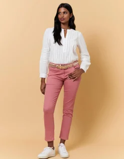 Blouse manches longues unie ECRU Femme