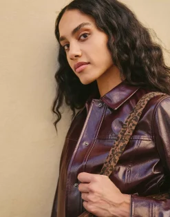 Blouson court uni BORDEAUX Femme