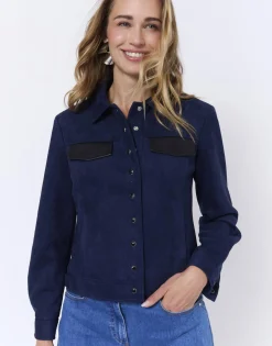 Blouson court uni MARINE Femme