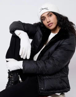 Bonnet uni BLANC Femme