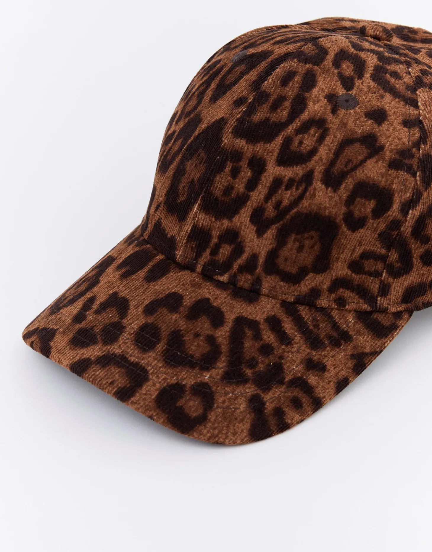 Casquette imprimé léopard MARRON Femme