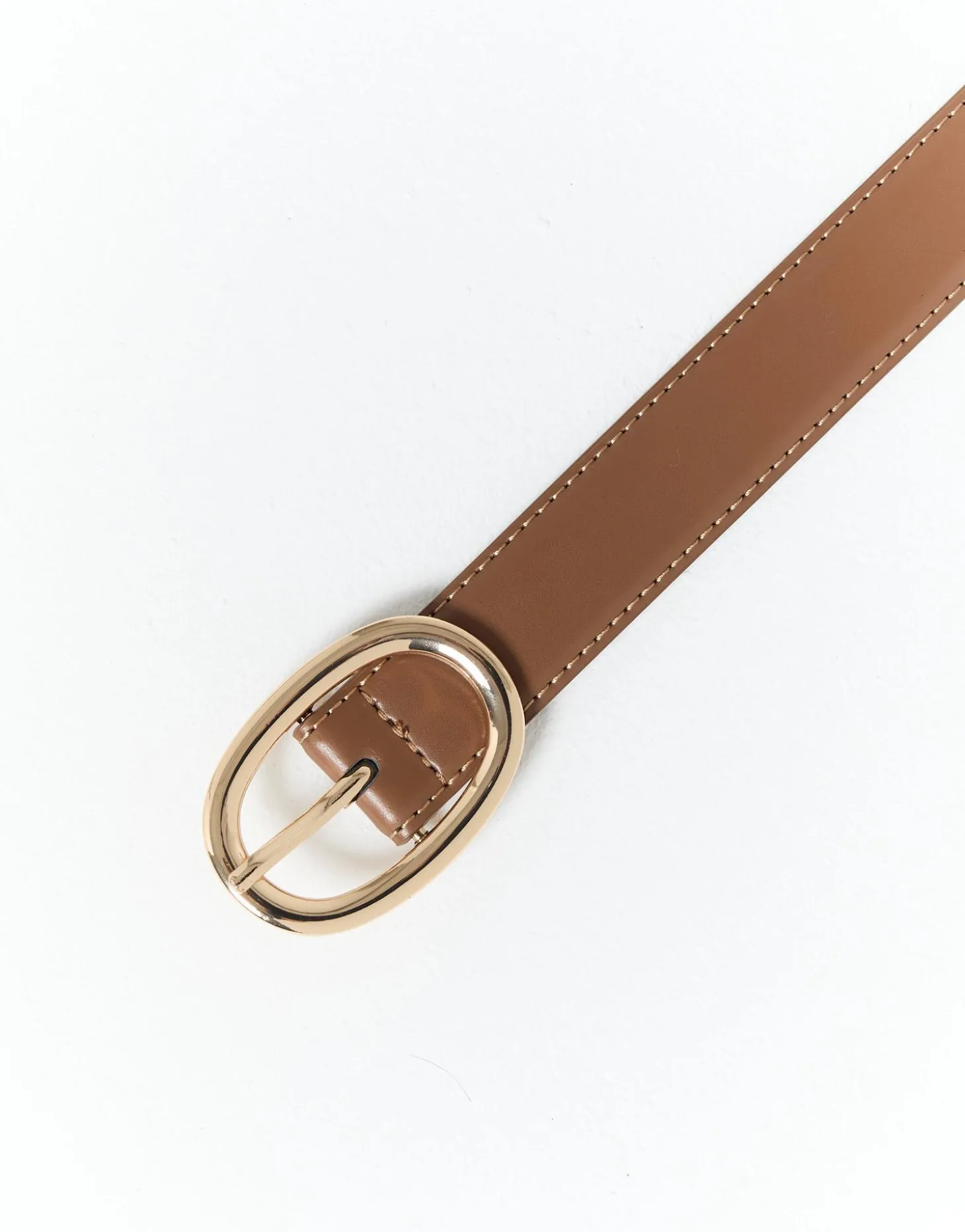 Ceinture fine 3 cm unie CAMEL Femme