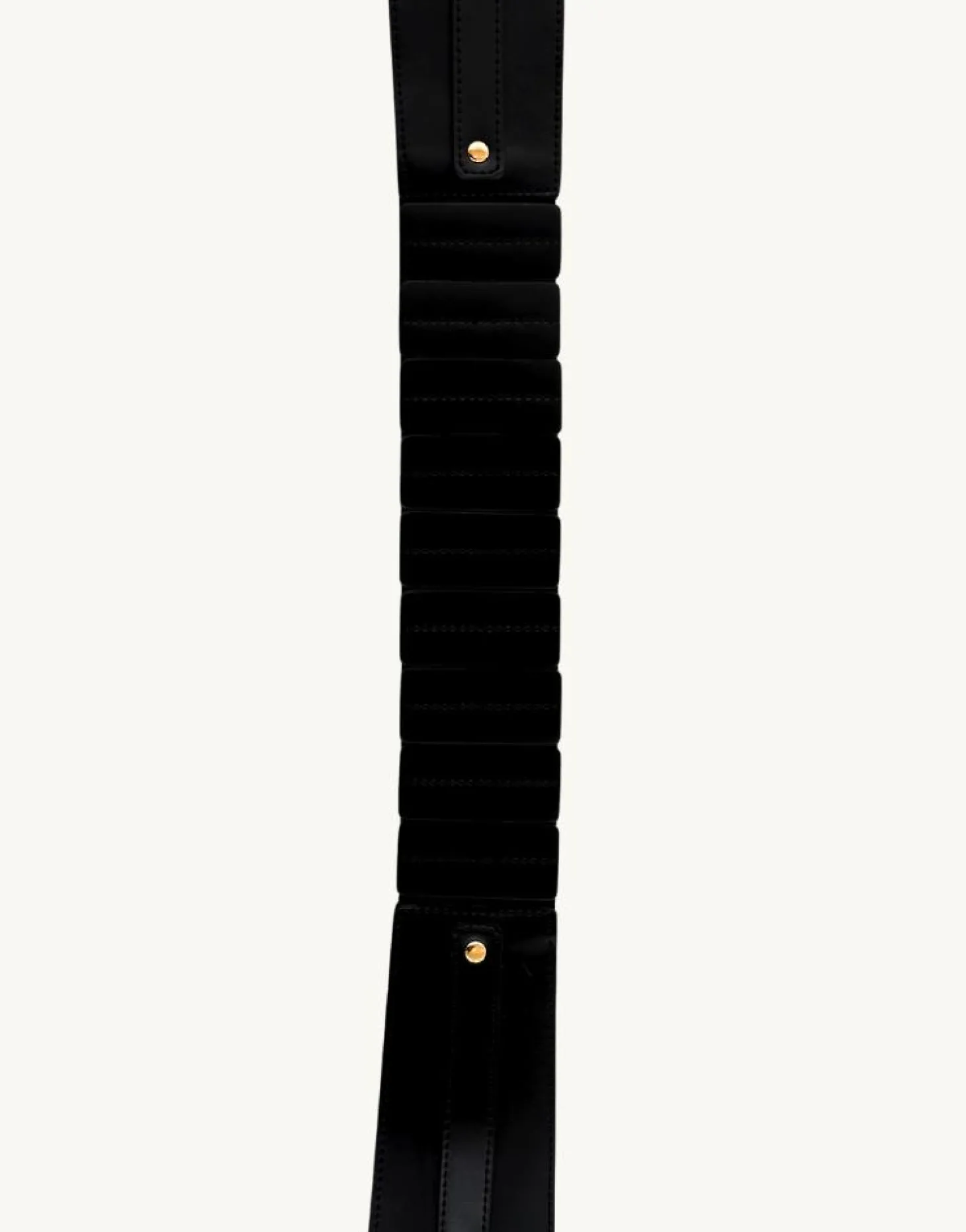Ceinture large + de 5 cm unie NOIR Femme
