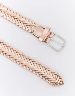 Ceinture moyenne 3-5 cm unie ROSE Femme