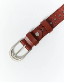 Ceinture moyenne 3-5 cm unie CAMEL Femme