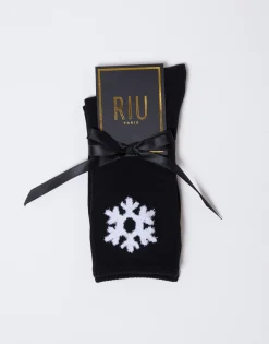 Chaussettes unies NOIR Femme