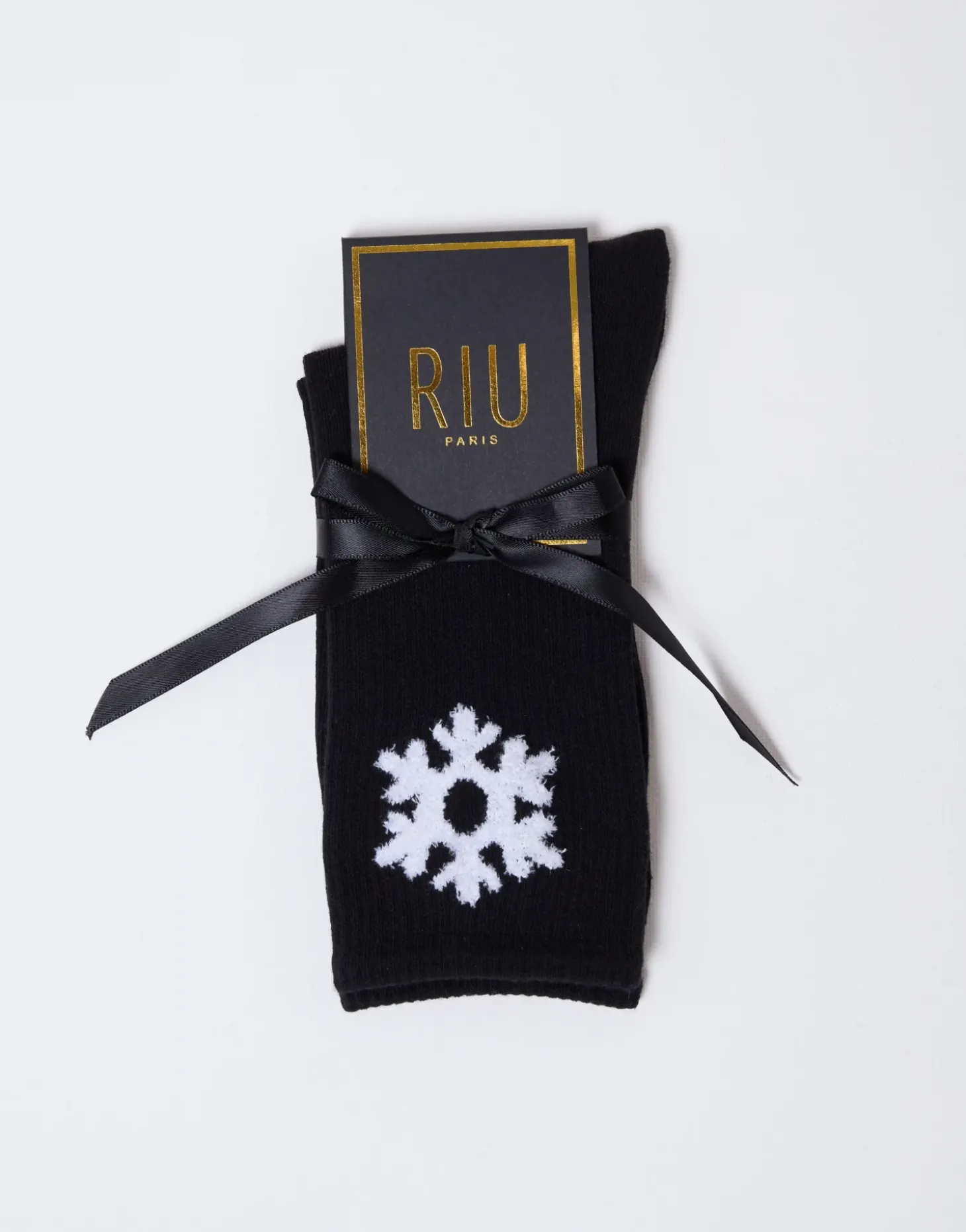Chaussettes unies NOIR Femme