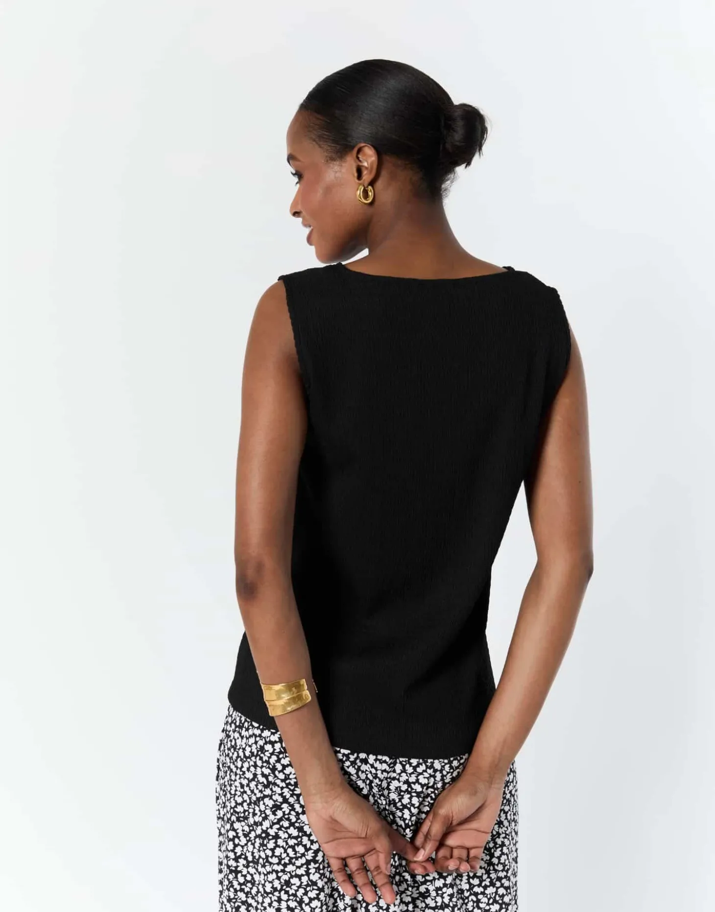 Débardeur uni NOIR Femme