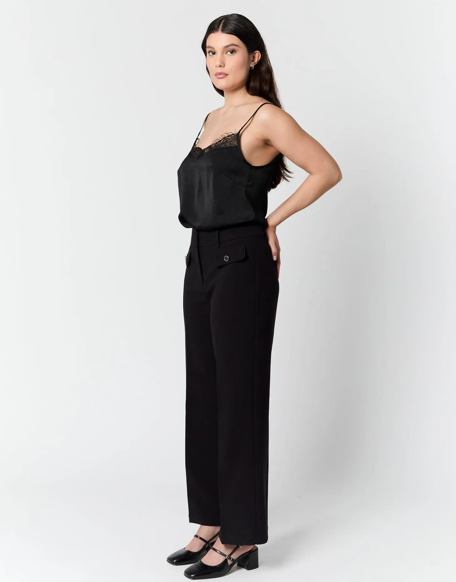 Débardeur uni NOIR Femme