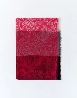 Echarpe imprimée ROUGE Femme