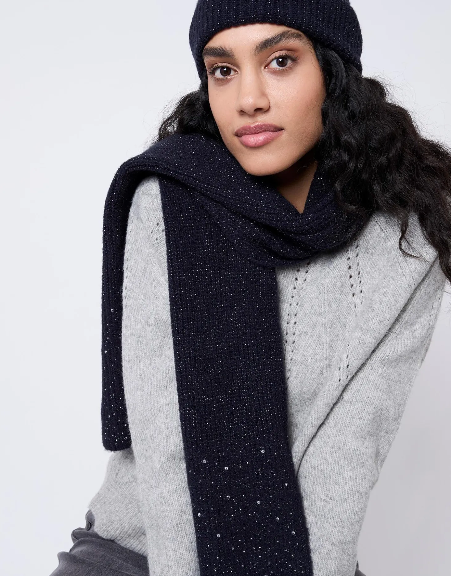 Echarpe unie MARINE Femme