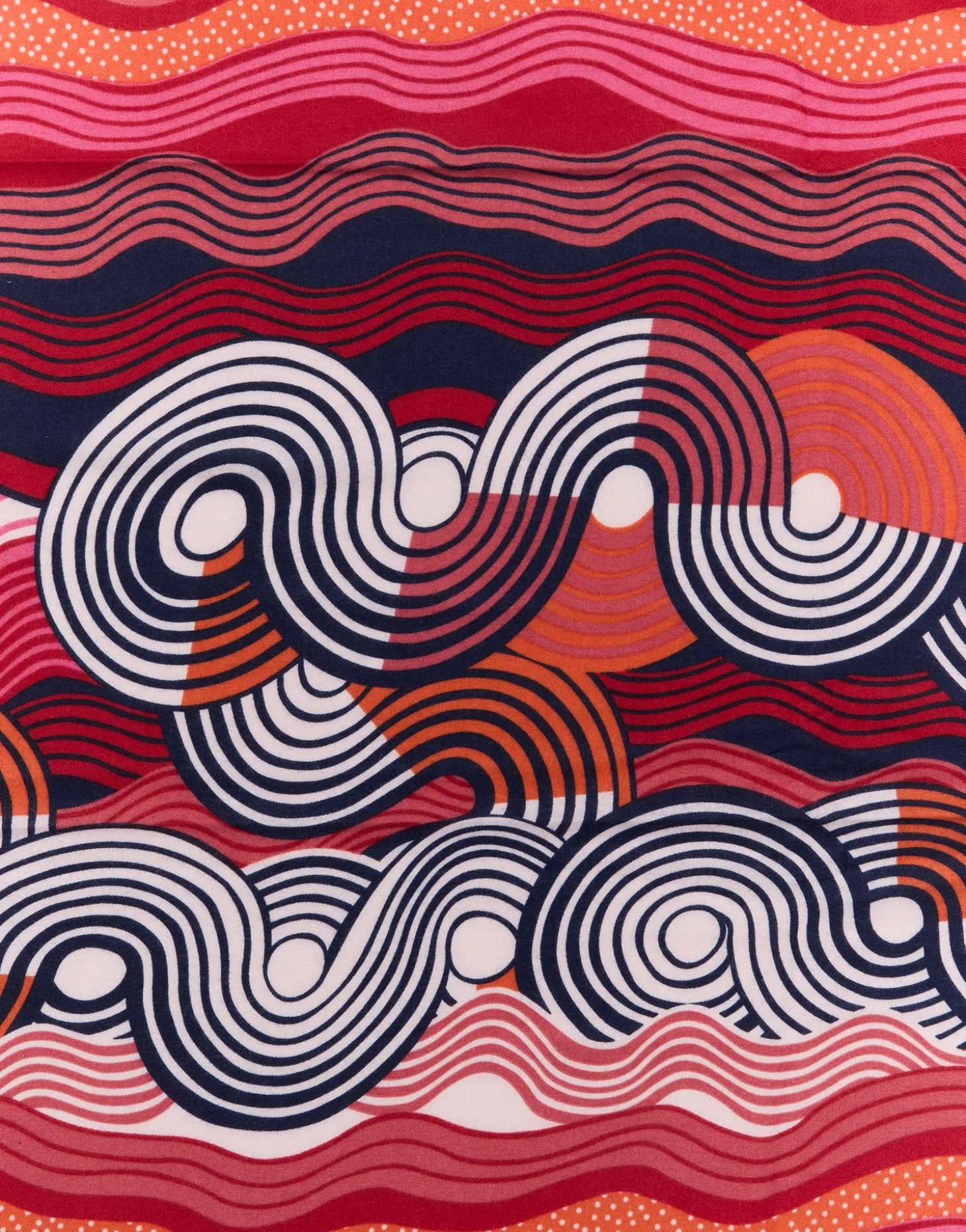 Foulard imprimé graphique MARINE Femme