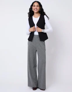Gilet court uni NOIR Femme