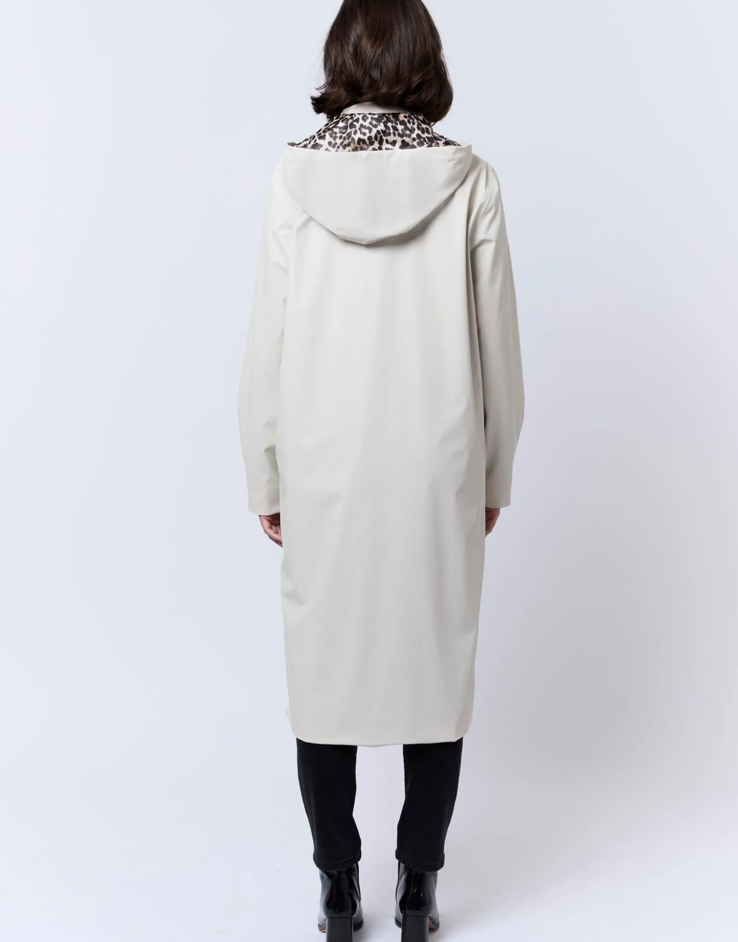 Imperméable long uni ECRU Femme