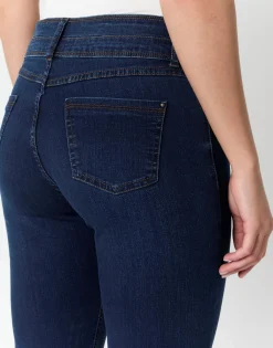 Jean 7/8 slim MARINE Femme