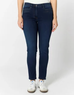 Jean 7/8 slim MARINE Femme