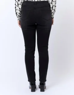 Jean 7/8 slim NOIR Femme