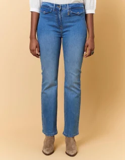 Jean long bootcut BLEU CLAIR Femme