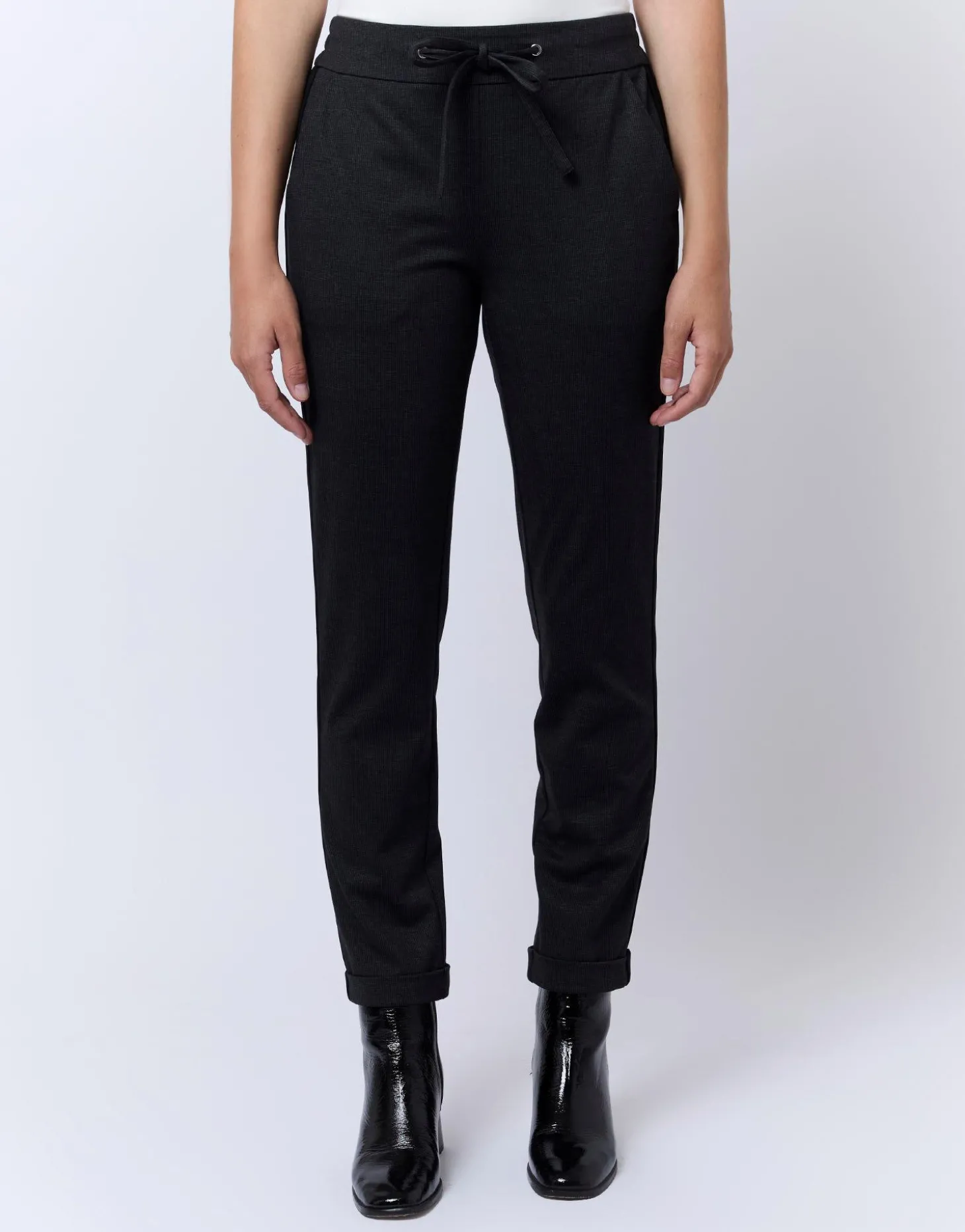 Joggpant 7/8 fuselé pied de puce ANTHRACITE Femme