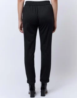Joggpant 7/8 fuselé pied de puce ANTHRACITE Femme