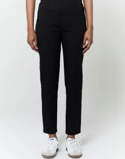 Legging 7/8 resserré uni NOIR Femme