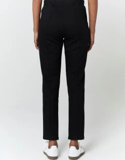 Legging 7/8 resserré uni NOIR Femme