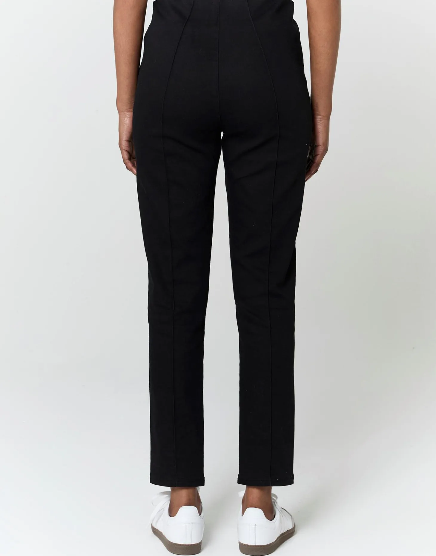 Legging 7/8 resserré uni NOIR Femme