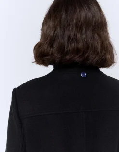 Manteau uni NOIR Femme