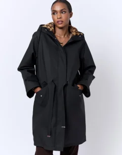 Parka mi-longue unie NOIR Femme