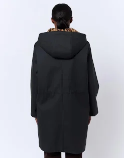 Parka mi-longue unie NOIR Femme