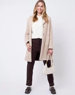 Pull fin uni ECRU Femme