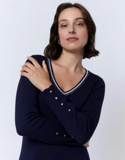 Pull fin uni MARINE Femme