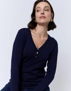 Pull fin uni MARINE Femme