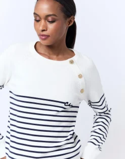 Pull marinière à message MARINE Femme