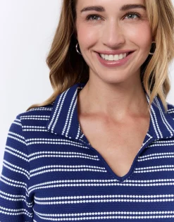 Robe courte rayée MARINE