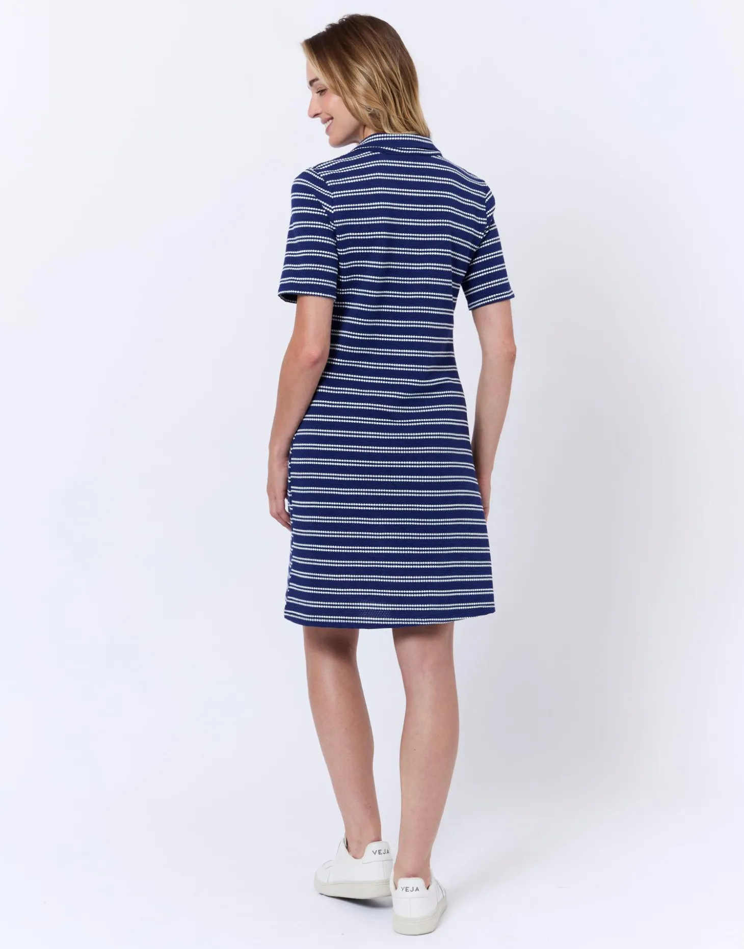 Robe courte rayée MARINE