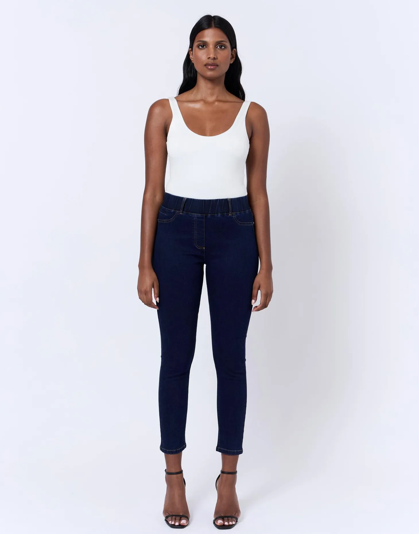 Tregging 7/8 MARINE Femme