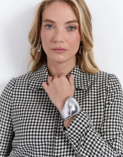Veste courte jacquard NOIR Femme
